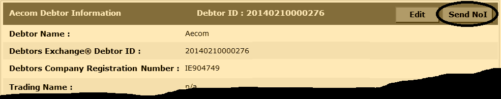 4. Notice of Intent [NoI] Trade Credebt